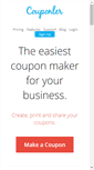 Mobile Screenshot of couponler.com
